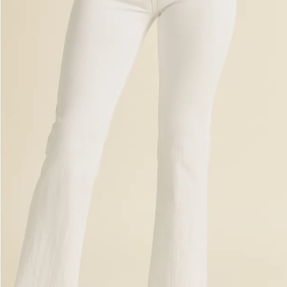 Women's White Flared Jeans